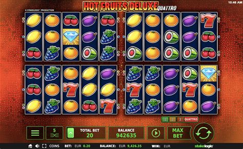 Игровой автомат Hot Fruits Deluxe Quattro  играть бесплатно